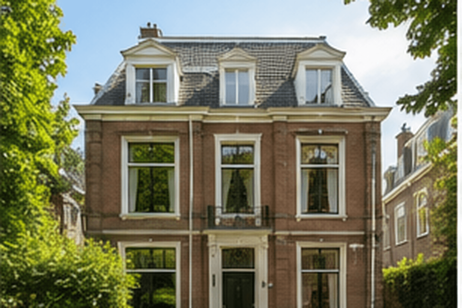 Voorzijde — Herenhuis in Haarlem