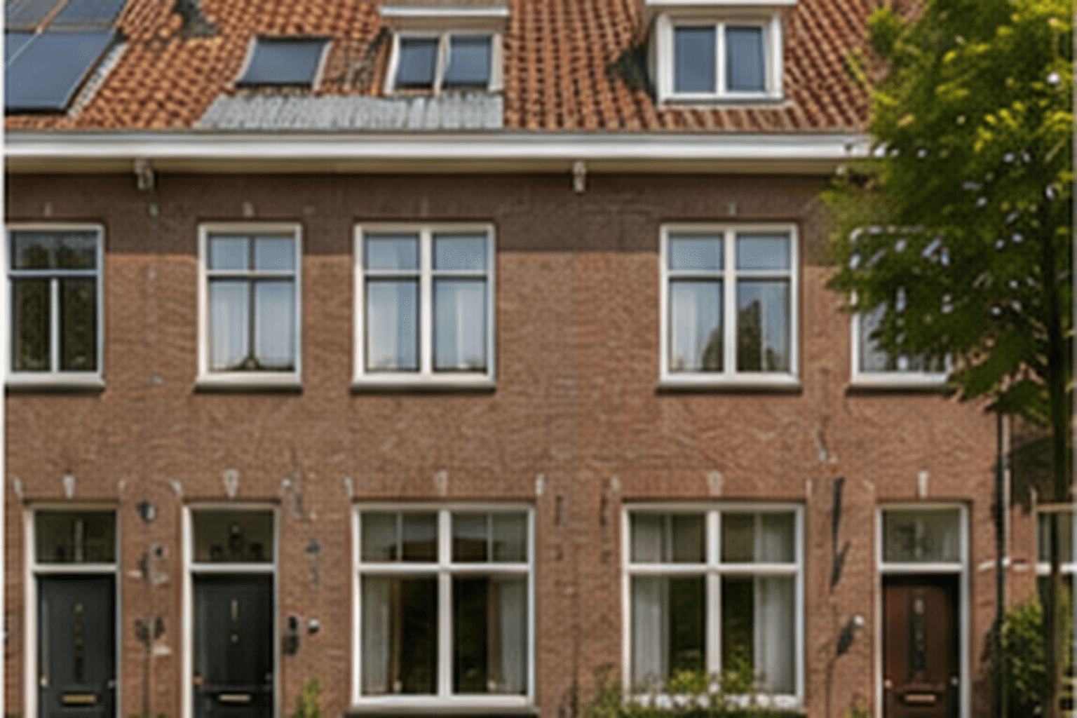 Voorzijde — Tussenwoning in Rotterdam