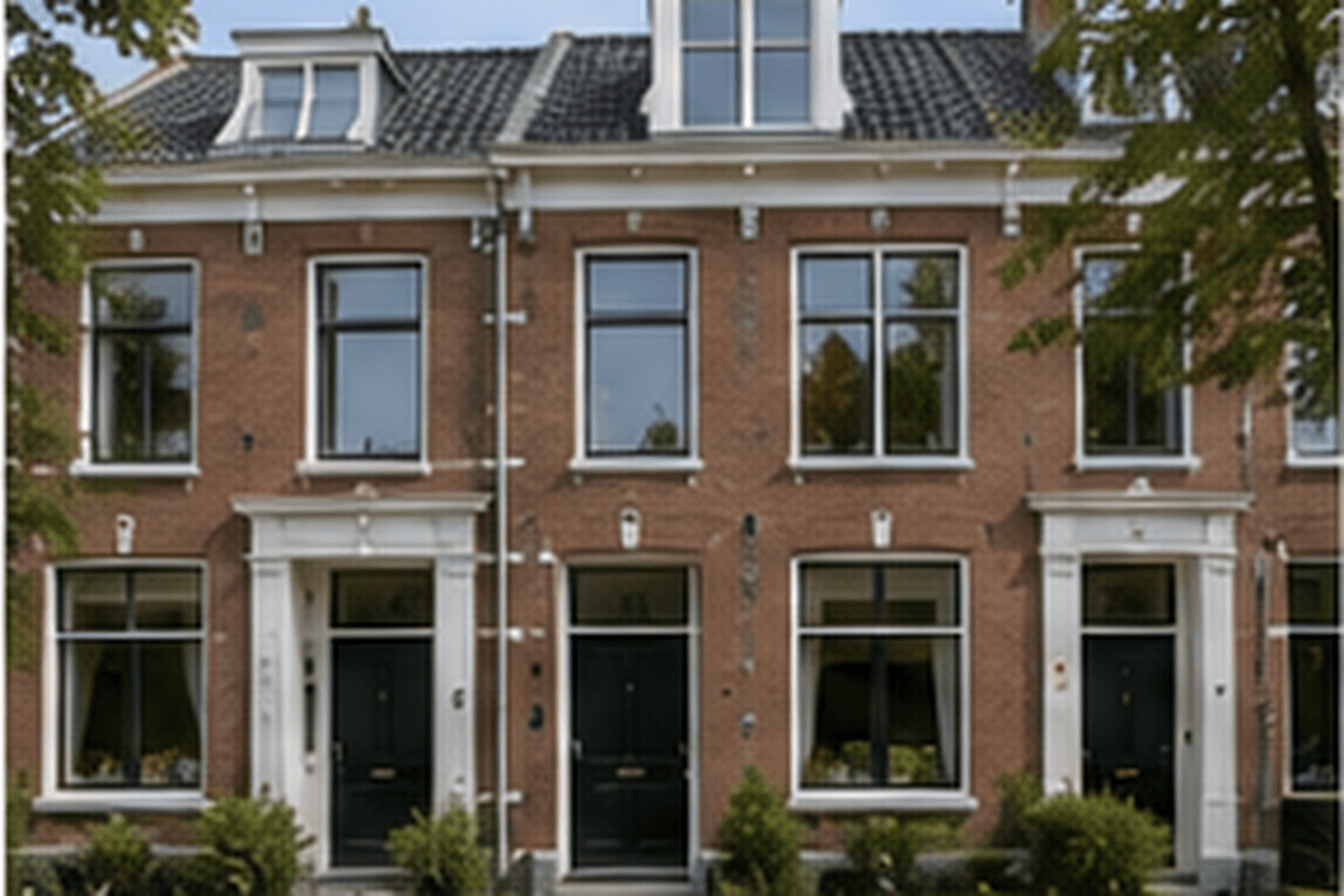 Voorzijde — Tussenwoning in Nijmegen