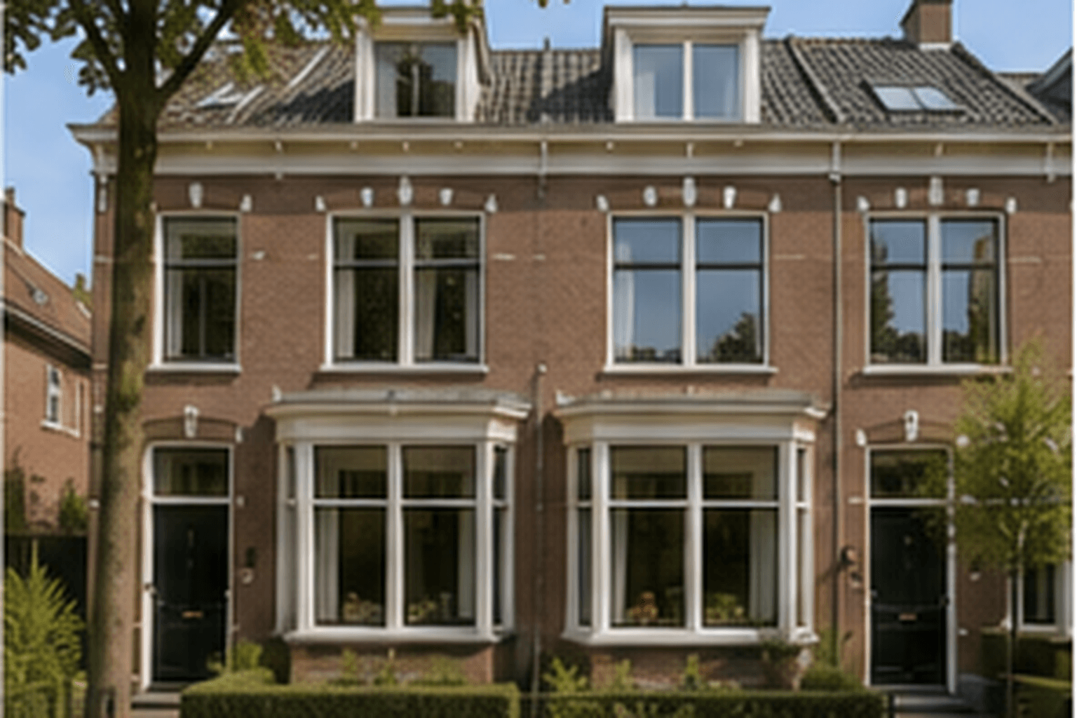 Voorzijde — Bovenwoning in Leiden