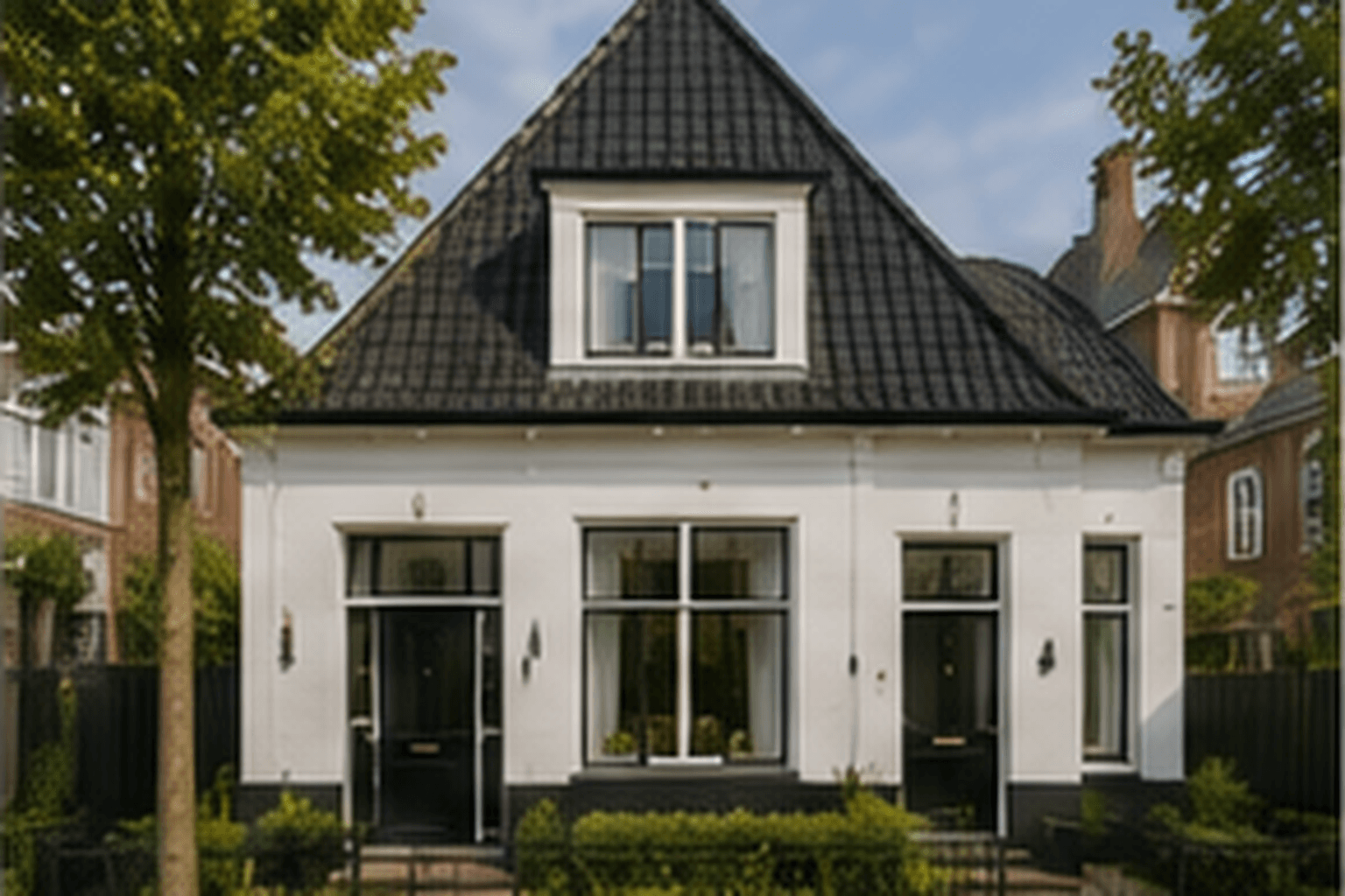 Voorzijde — Tussenwoning in Tilburg