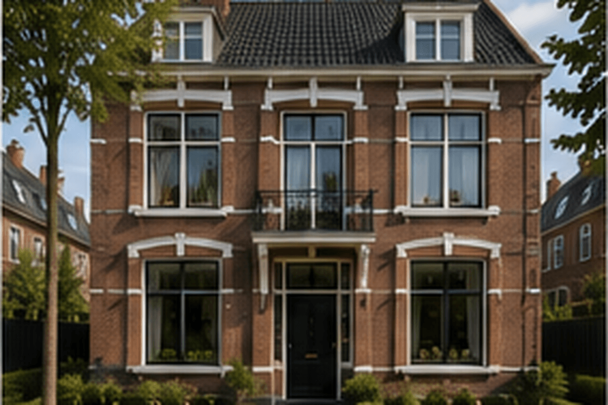 Voorzijde — Twee-onder-een-kapwoning in Nijmegen