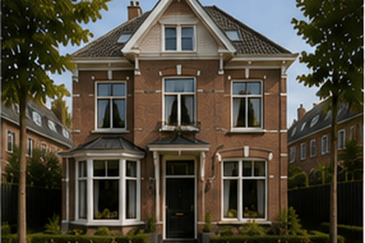 Voorzijde — Hoekwoning in Amsterdam